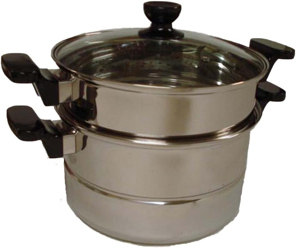 Tiered Stainless Steel Steamer Set 24 cm #S0050
