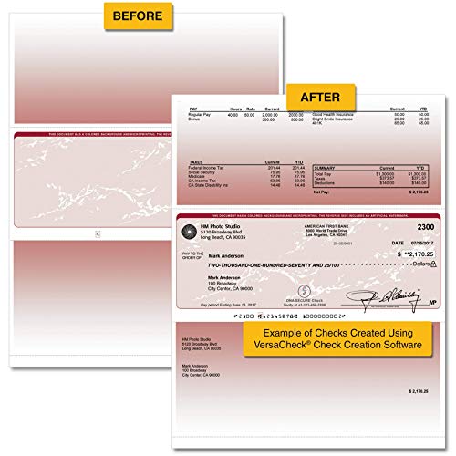 Recharges de vérification VersaCheck Form 1001 pour bureau comptable - 3