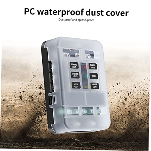 SOLUSTRE 5 Unidades seguro de iate RV bloco de junção 12v painel fusível marinho fuzivel fusivel pai