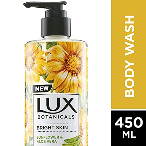Lux Botanicals Gel de Ducha Bright Skin (450ml) | Girasol y Aloe Vera | Disfruta de una Piel Brillante y Flexible - Imagen 3