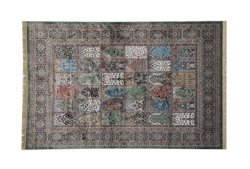 Image of Luxury Silk Carpet 6 x 9 FEET for Living Room or Bedroom, Made with Premium Silk, Perfect for Elegant Interiors Comfort and Timeless Design