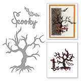 SpirWoRchlan Matrices de découpe pour sapin de Noël électriques de voiture DIY Scrapbooking cartes papier album photo décoration artisanat pochoir modèle de moule cadeau
