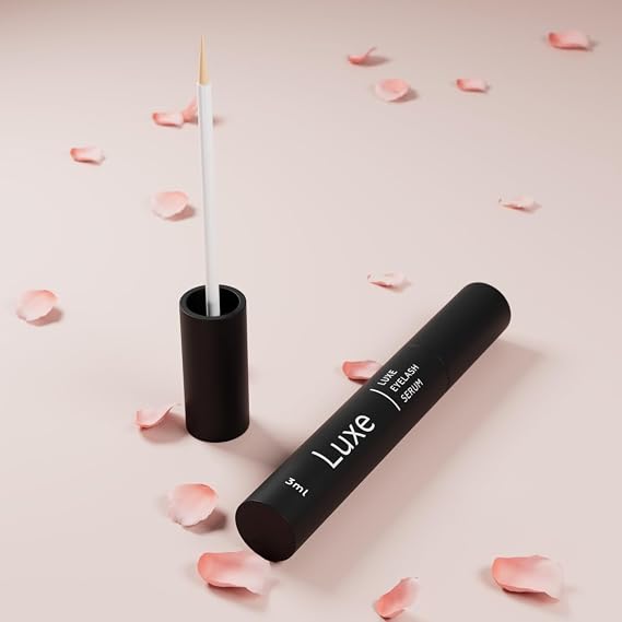 Eyelash Serum - Lash Serum for Ticker, Longer er Lashes- Visible Results after 4 weeks - Restore Natural Grow and Reduces Hair Loss - Vegan and Cruelty-free Formula - Luxe Cosmetics