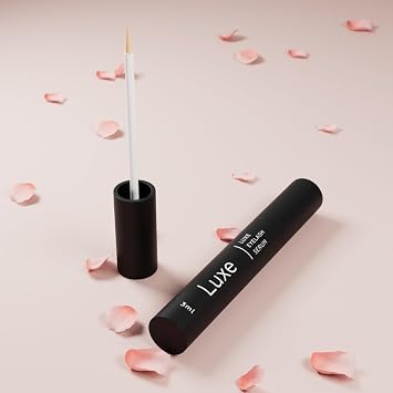 Eyelash Serum - Lash Serum for Ticker, Longer er Lashes- Visible Results after 4 weeks - Restore Natural Grow and Reduces Hair Loss - Vegan and Cruelty-free Formula - Luxe Cosmetics