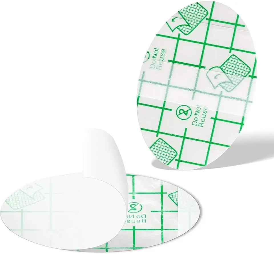 Adesivos de Proteção à Prova D'água para Ouvido, 100 Unidades, para Banho e Natação (TRANSPARENTE, Grande)