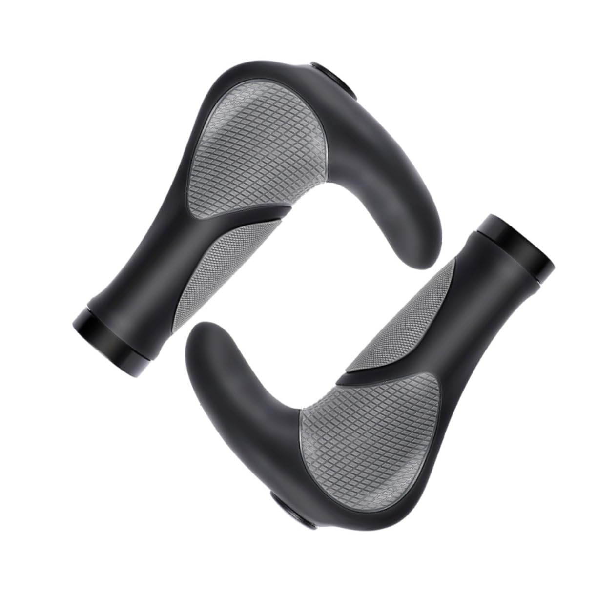 Milisten rutschfeste Gummigriffe mit Verriegelungsmechanismus für Mountainbike Lenker Ergonomische Fahrradgriffe für Langstreckenfahrten und Straßenräder