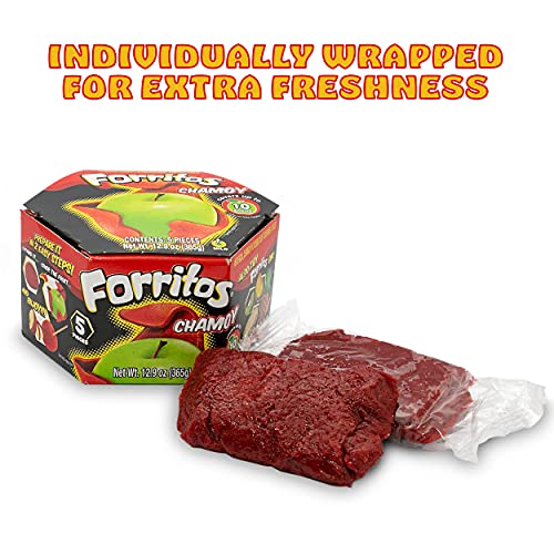 Zumba Pica Forritos Chamoy - Chamoy Flavor Soft Caramel Paste For Apples - Chamoy Paste To Cover Apples - Chamoy Mexican Candy - Caramel Apple Wraps - Forritos Chamoy Para Manzanas (5 Count) #TOP1