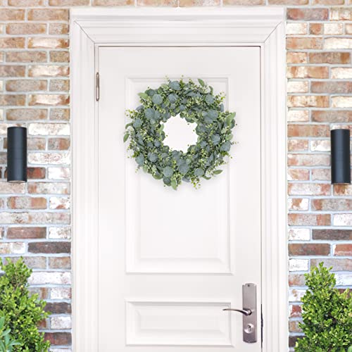 Cewor 2 Pack 5.5Ft Artificial Eucalyptus Garland Spring Garland Fake Silver Dollar Greenery Garland Vines Table Runner For Wedding Home Party Mantle Wall Decor #TOP7