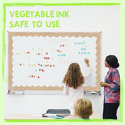 Image of 60 Feet Bulletin Board Borders, Scalloped Rolled Border Trim Decoration Bulletin Boards, Walls, Desks, Windows, Doors for School, Classroom & Offices