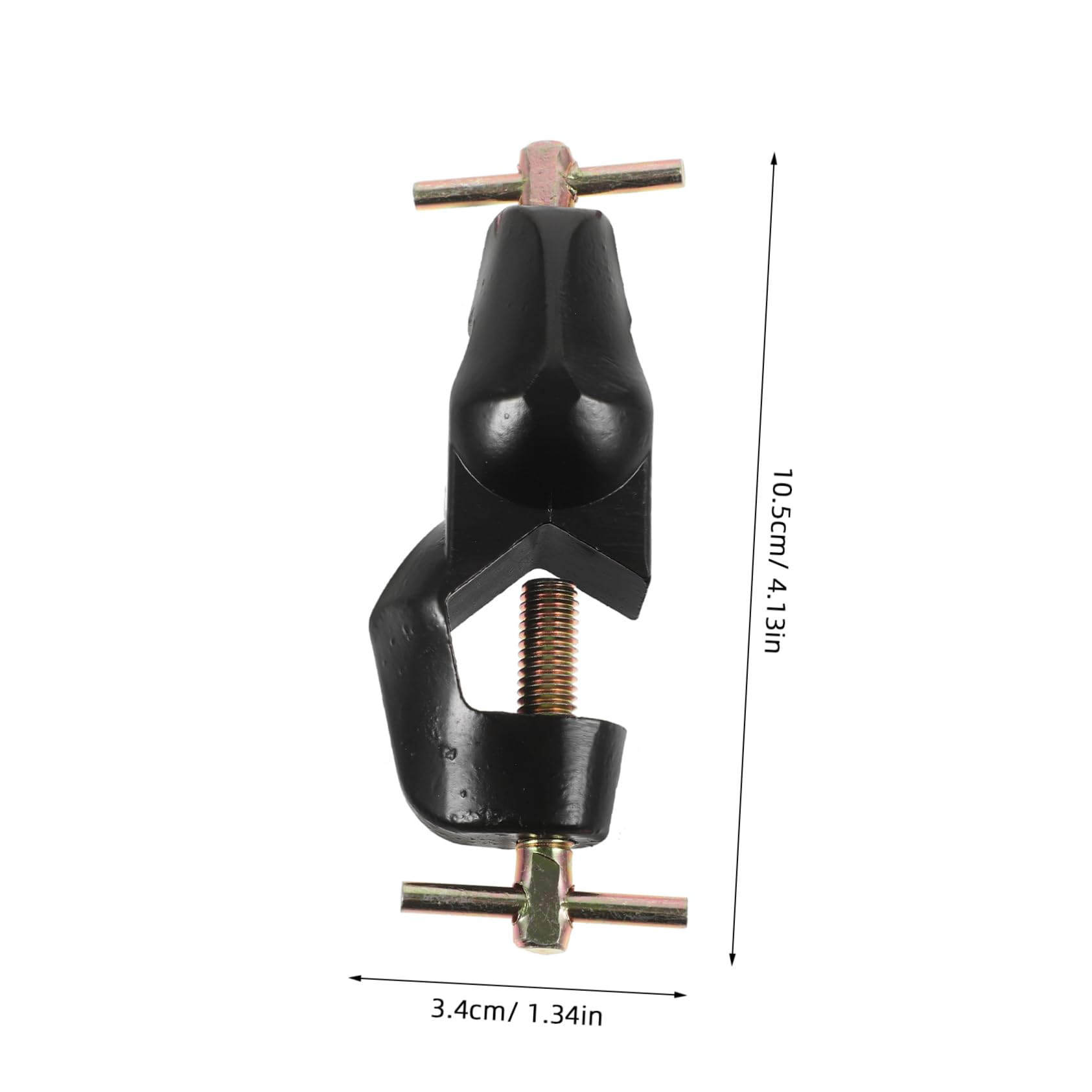 OSOLADY Lab Stand Clamp Set 3-Claw Clamp Heavy Duty Grip Support Clamps Cross Bar Clamp for Laboratory Equipment