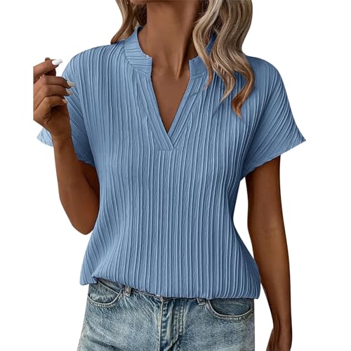 Camisetas Fox Rebajas Tunica Estetica Mujer Camiseta Cuello V Asimetrica Despedida Soltero Top Cortos Verano Negra Lisa Disfraz En Pareja Adulto Blusas Amplias Manga Corta XXXL Adornos Camisa