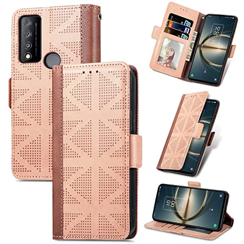 Funda con tapa para teléfono Cárcasas de los teléfonos celulares de flip Compatible with TCL 30 V / 5G Caso, caso Compatible with 30 V / 5 g CUERZA DE CUBIERTA DE CUBIERTA PANTENIMIENTO CUBIERTA DE TE