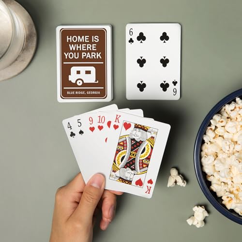 Lantern Press Baraja Poker Blue Ridge Georgia 52 Cartas miniatura 2
