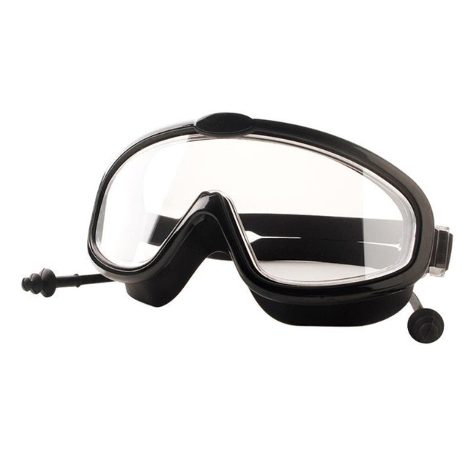 Outdoor-Schwimmbrille for Kinder, Anti-Beschlag-UV-Schutz, Schwimmbrille mit Ohrstöpseln for Kinder und Erwachsene ,Schwimmbrillen