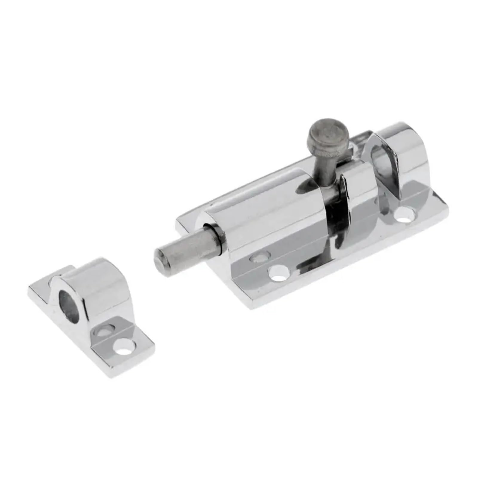 Garden Gate Lock 1 Pcs Boat Barrel Bolt Cabinet Door Latch Lock Marine 316 Grade Stainless Steel for Yacht Window Etc 2 * 1 Inch