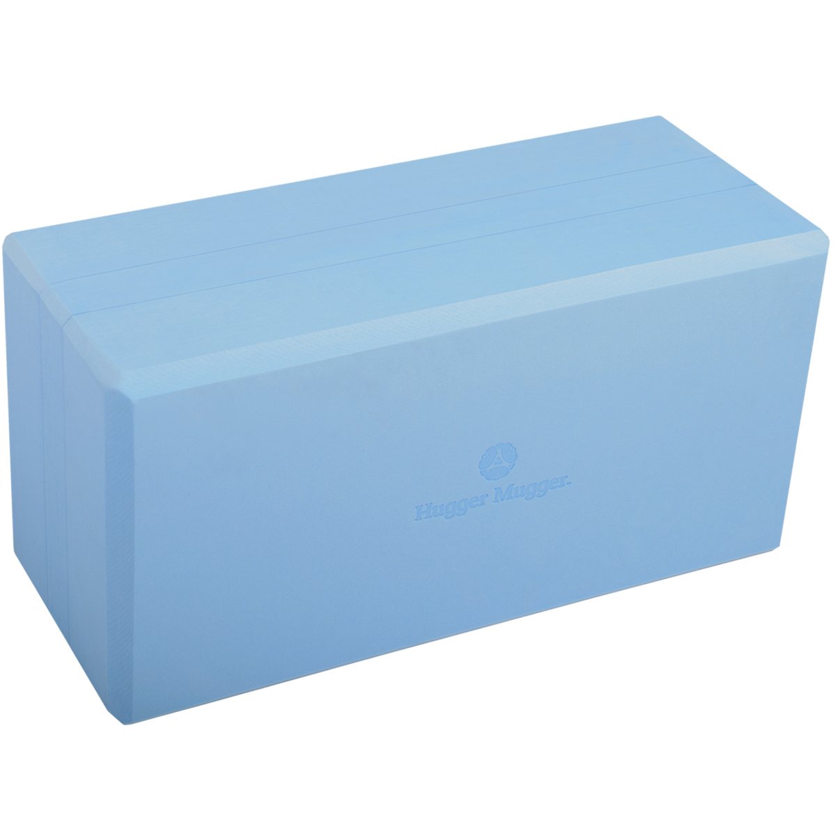 Hugger Mugger Big Blue Yoga Block, 5" Foam