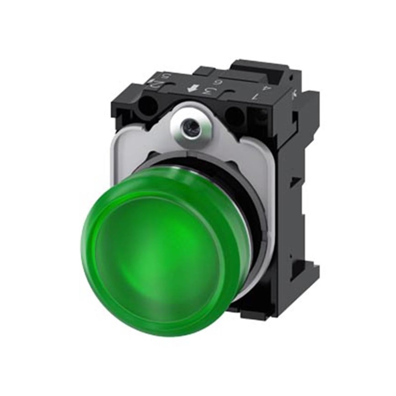 Luz indicadora 3SU con soporte Siemens 3SU11526AA403AA0 para panel 2