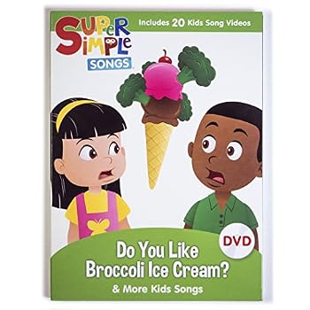 DVD Do You Like Broccoli Ice Cream? & More Kids Songs - DVD Book