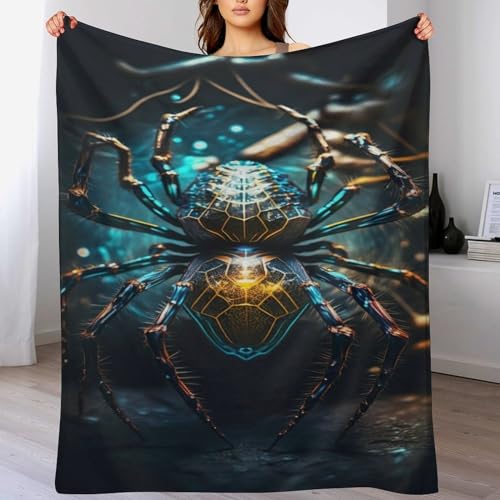 Couverture araignée lavable en machine - Solution plaid flannel contre le froid - 2