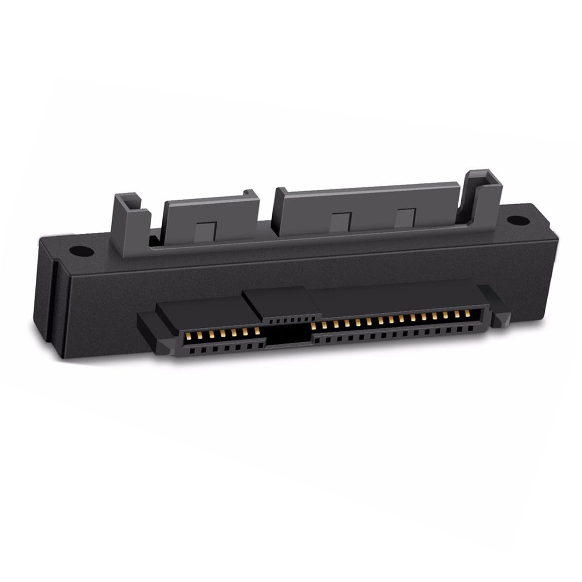 SAS Adapter SFF-8482 SAS 29 Pin to SATA 22Pin Hard Disk Drive Raid Unidirectional (No Integrated Chips) Extension Adapter 90 Degree Angled (Down Angled)-image-26
