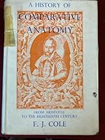 History of Comparative Anatomy from Aristotle to the Eighteenth Century B000X73AHK Book Cover