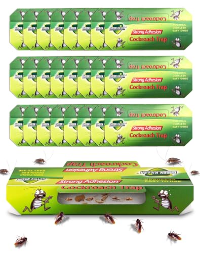 25 Trampas para Cucarachas y Escarabajos No Tóxicas y Sin Sabor, para Capturar y Eliminar los Insectos en Casa: Ideales para Cocina, Baño, Dormitorio, Oficina y para Proteger a Tu Familia