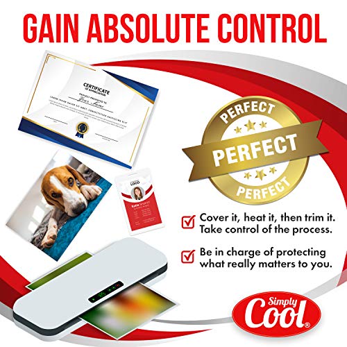 5 Mil Laminating Pouches 5.3X7.2 Inch Photo Size (100 Ct) And 4.3X6.3 Inch Card Size (100 Ct) #TOP5