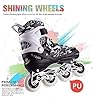 Kuxuan Boys Adjustable Inline Skates with Light up Wheels, Fun Illuminating Skates for Kids Girls Youth #4