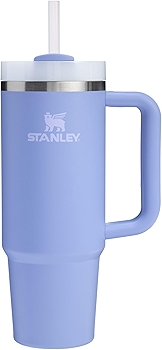 Stanley Quencher H2.0 保温杯 带手柄与吸管 不锈钢 BPA-Free 绣球花色