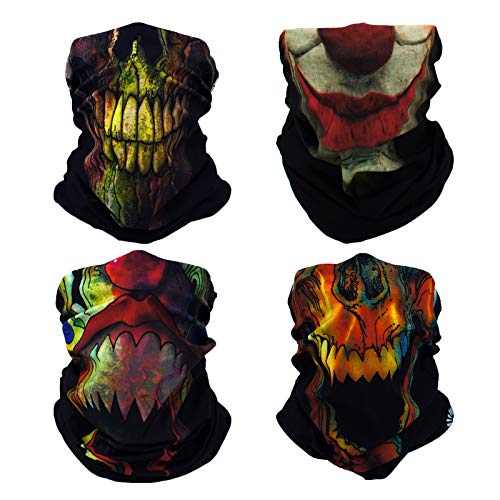 Image of Elastic Headwear Bandana Headband Half Face Mask Scarf Neck UV Sun Protection