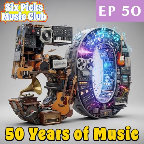 Page de couverture de 50 Years of Music | feat. Radiohead, Tears for Fears, Black Eyed Peas, Alice Cooper + more