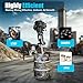Pneumatic Mixer for 50 Gallon Drums | Stainless Steel Detachable Industrial Mixer | Stepless Speed 50-2000 RPM | Built-in Silencer for Paint, Adhesives, Chemicals, Epoxy Resin