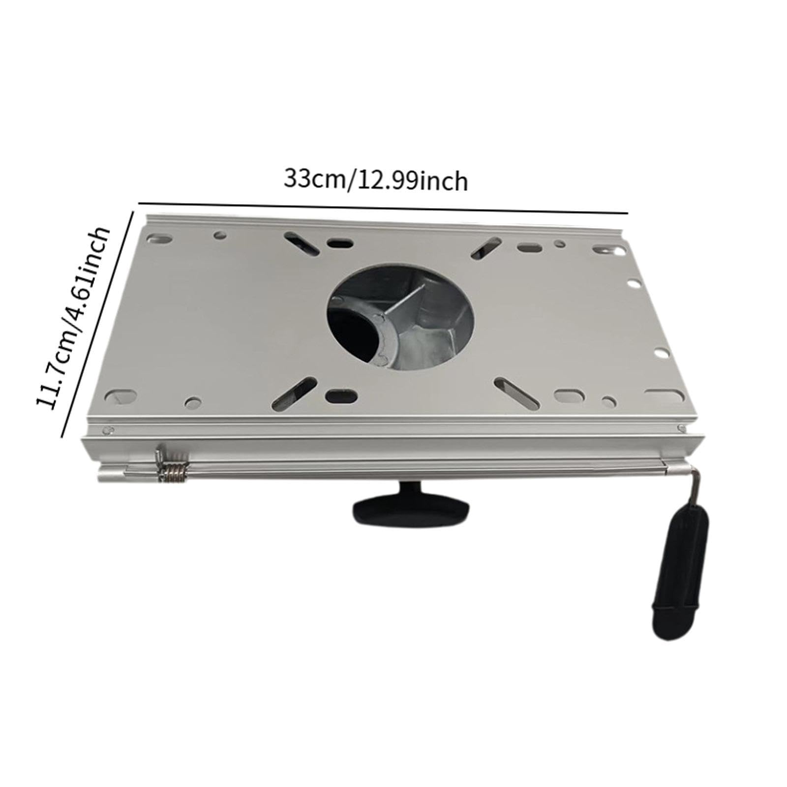 MagiDeal Boat Seat Pedestal Mount Plate Accessories Heavy Duty Spare Parts Practical Premium Portable Direct Replaces Easy to Install
