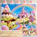 Candyland Birthday Backdrop 7X 5FT, Fantasy Sweet Candy Castle Photography Background, Dessert Theme Ice Cream Rainbow Party Banner Decorations Photo Studio Props