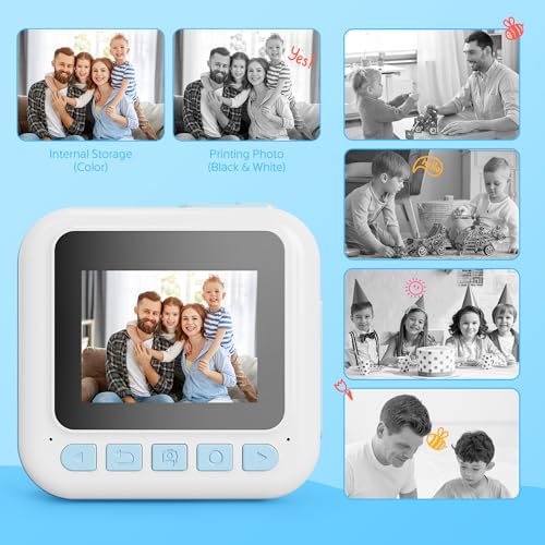 Image of Contixo Kids Camera Instant Print, Birthday Gifts for Girls and Boys, Blue
