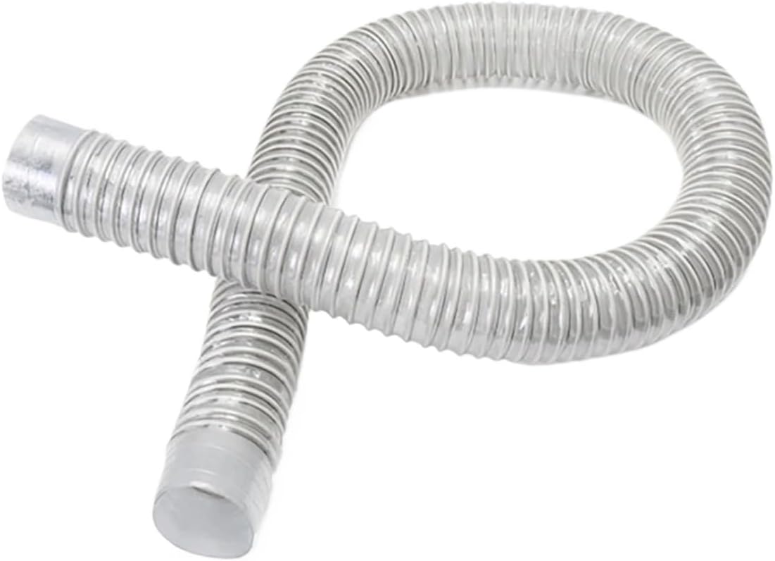 50mm Inner Diameter Vacuum Cleaner Hose Bellows PVC Industrial Dust Collect Pipe Woodworking Engraving Machine Dust Removal Tube(3 m)