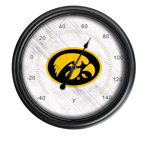 University of Iowa Indoor/Outdoor LED Thermometer