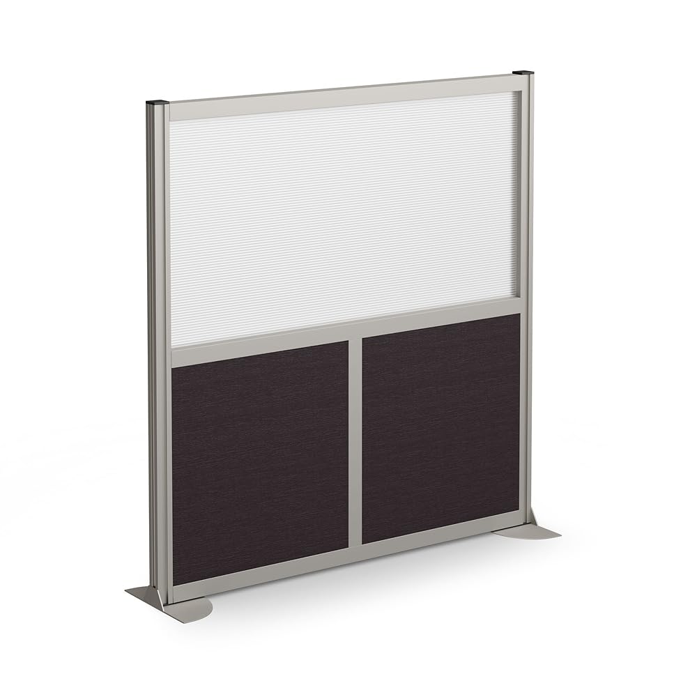 NBF Office Partitions - Cubicle Privacy Panel Wall Divider - Modern Room Separator with Quick Assembly - Indoor Laminate Free Standing Portable Room