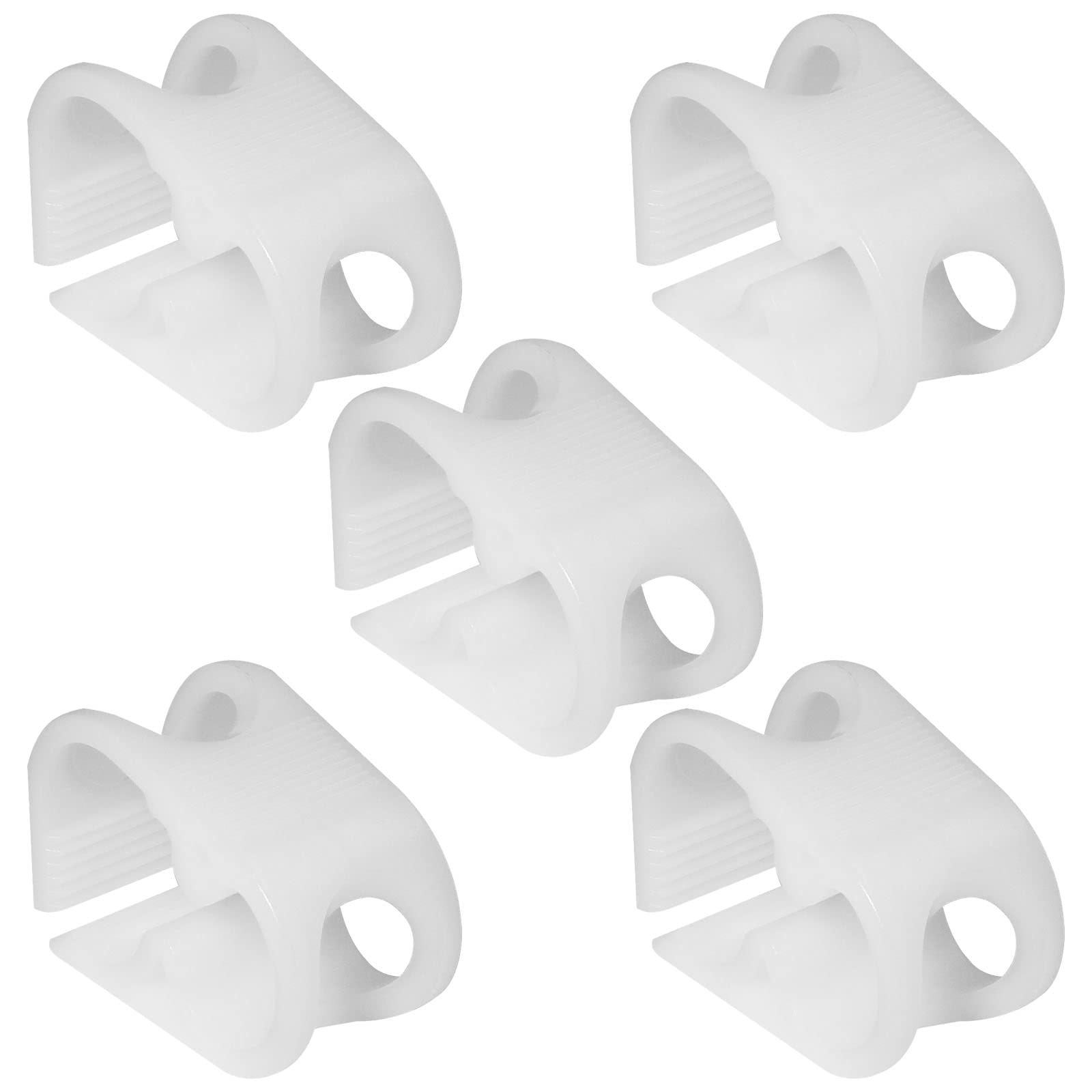 uenhoy 5 pcs plastic tubing clamps hose shut off clamps for 1434 - 1234 tube od water flow control hose clip laboratory pinch valve