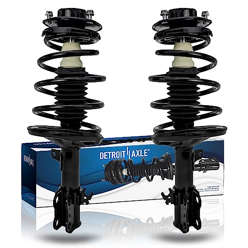 Image of Detroit Axle - Front Struts for 97-01 Toyota Camry 2.2L - [99-03 Solara 2.4L] Complete 2 w /Coil Spring 1998-01 Replacement Ready Shocks Assembly