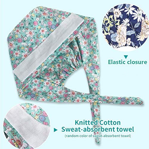 image for Cityelf Adjustable Chef Cap Elastic Cooking Hat Food Service Hair Nets