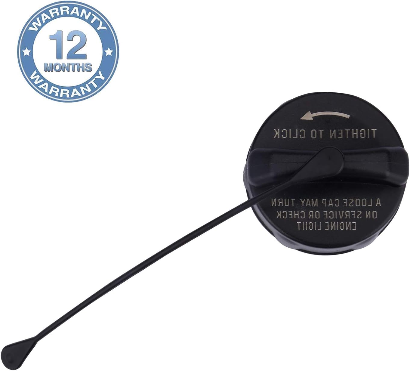 Fuel Tank Filler Cap,Gas Cap Compatible with 2003-2018 Jeep Wrangler JK, 2003-2006 Jeep Wrangler TJ，Replace# 52100552AG, 5210 0552AG, 52030387AB, 52030387AA