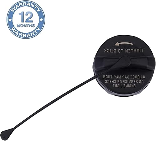 Miniatura 6 de Tapa de llenado del depósito de combustible, tapa de gasolina compatible con Jeep Wrangler JK 2003-2018, Jeep Wrangler TJ 2003-2006, repuesto #