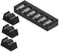 Vista 36 de MagAttach Organizadores de Extensión de Dados (1/2", Negro/Negro)