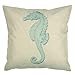 Luxbon Conjunto de 4 Funda Cojin Almohada Animal Mar Verde Lino Duradero...