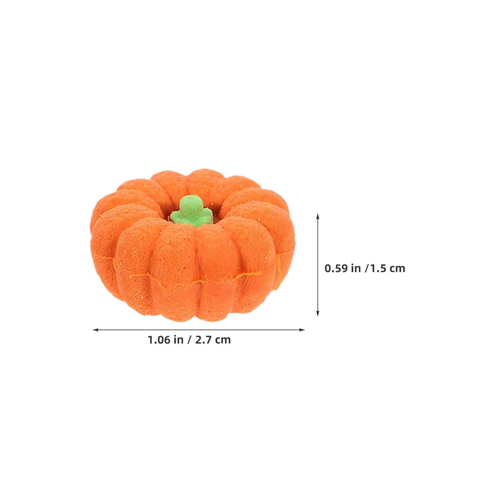 TOYANDONA 80 szt. gumki do ścierania na Halloween: mini gumki do ołówków idealne na nagrody w klasie, upominki na imprezy, wypełniacze do torebek z niespodziankami w pomarańczowym kolorze