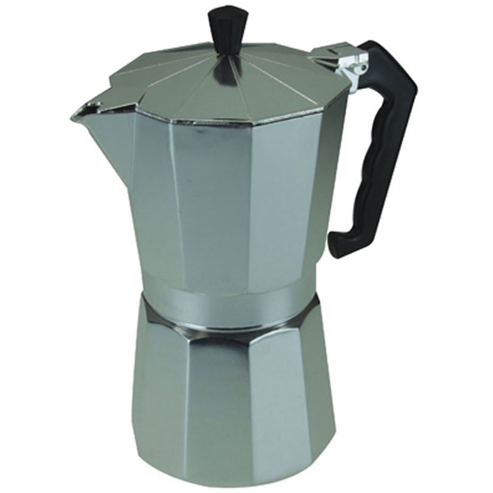 Apollo 450 ml 9-Cup Coffee Maker, Silver, 23.8x16.1x11.6cm