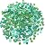 LITMIND Assorted Green Irregular Crystal Mosaic Tiles, 9oz Value Pack - Perfect for Art Crafts, Mosaic Making Projects, Home Decor, and More