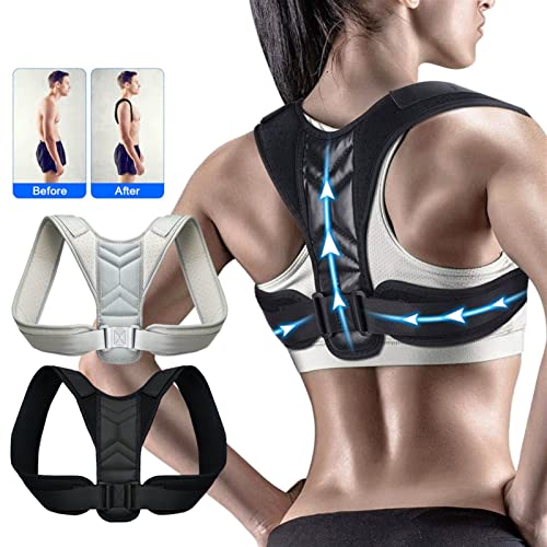 Correcteur de posture pour clavicule blanc taille S réglable