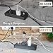 2PC Cable Management Box with Lock,Acrylic,Cable Organizer Box & Power Strip Cover, Wire Organizer for Surge Protector Power Strip,TV Computer,Cable Wires of Home,Office,Child and Pet Proof
